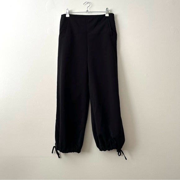 BABATON Black Wide-Leg Drawstring Pants - Picture 4 of 4